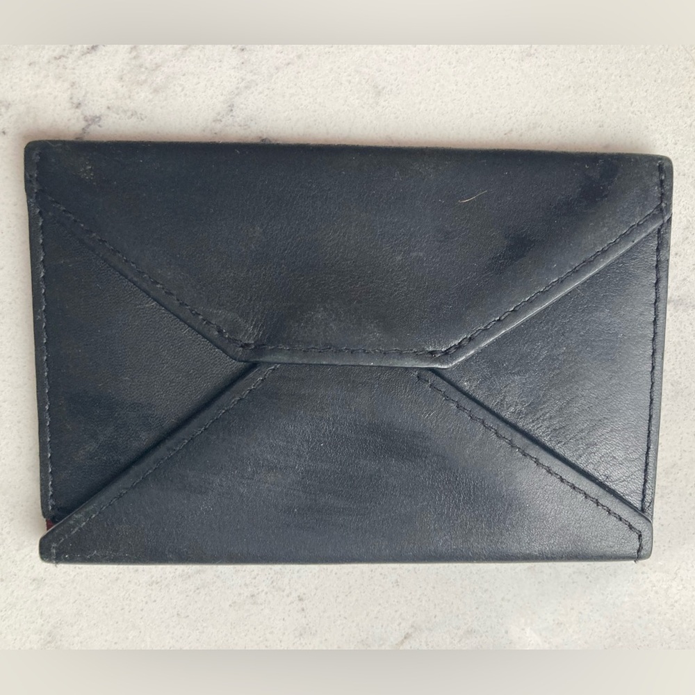 Coach Black leather Business Card Holder